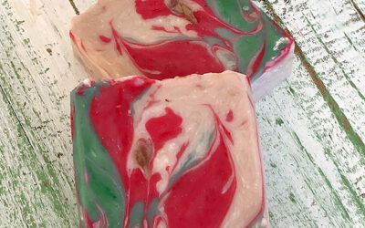 Receta de jabón navideño hot process