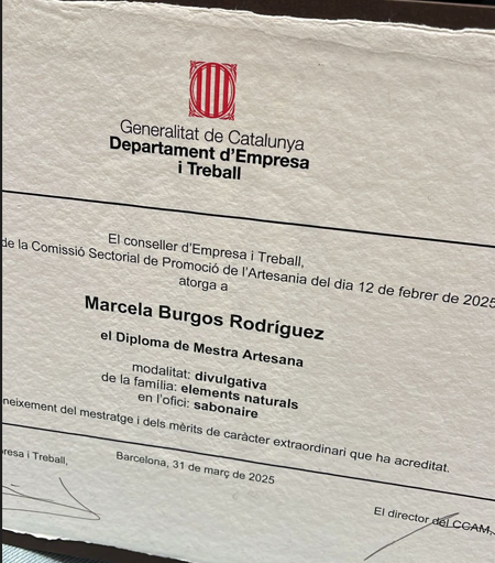diploma- aceite de coco